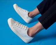 KIM&CO. Biscuit(KF005M) รองเท้าผ้าใบกันน้ำแฟชั่นผู้ชาย มินิมอล พื้นนุ่มใส่สบายไม่เมื่อยเท้า บิดงอได้