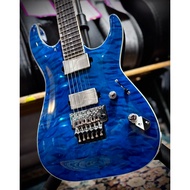 ESP LTD MH-1000 QM Electric Guitar - Black Ocean