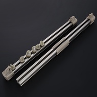 HY-D Curtain Track Aluminum Alloy Curtain Straight Track Slide Rail Mute Curtain Rod Single Track Double Track Factory D