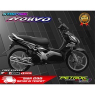 YAMAHA NOUVO VARIATION STRIPING YAMAHA NOUVO MOTORCYCLE VARIATION STICKER LIST