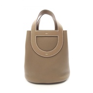 愛馬仕 (HERMES) in the loop 23 手袋 K Taurillon Clemence Swift 皮革 Etoupe SHW