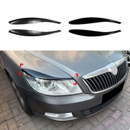 [waysle3] for Skoda Octavia MK2.5 2008-2012 Headlight Eyebrows Eyelids Trim Cover