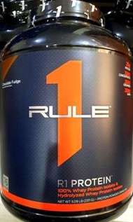 Rule One Nutrition (R1) 100% Hydrolyzed and Isolate Whey Protein 增肌奶粉/全分離水解乳清蛋白蛋白質粉 Chocolate Fudge 