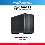 LIAN LI A3 MATX Pc Case - Black / White / Wooden