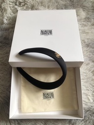 Marithe FRANCOIS GIRBAUD ที่คาดผมสําหรับผู้หญิง CIRCLE LOGO SATIN HAIR BAND