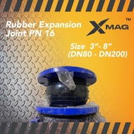 RUBBER EXPANSION JOINT PN 16 3” - 8” (DN80-DN100)