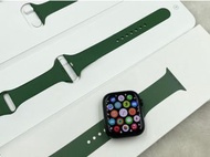 極新漂亮 盒裝 保固2024/6 Apple Watch7 S7 45mm GPS 鋁金屬 綠色