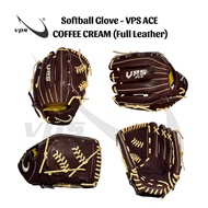 Softball Glove 12–12.5 Inch Full Premium Leather | VPS ACE VPS Softball Glove COFFEE CREAM