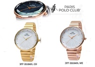 Paris Polo Club นาฬิกาผู้หญิง รุ่น 3PP-211840L  สีโรสโกลด์ /สีทอง (ส่งฟรี)