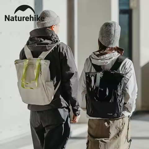 Naturehike Travel Bag 18L Two Style Backpack Folding Portable Ultralight Tote Bag Handbag Woman Man 