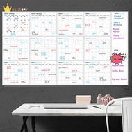 illusory Extra Large Undated Erasable Erasable Whiteboard Annual Planner 35x58 Inches For Home Schoo