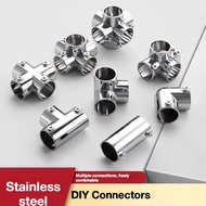 Pipe connector, round pipe connector, metal pipe joint, DIY pipe splicing