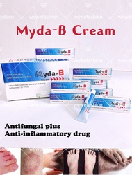 READY STOCK!!!Thailand MYDA-B ANTI-INFLAMMATORY ANTIFUNGAL CREAM 15g 邁拉味药膏 廯膏 香港脚