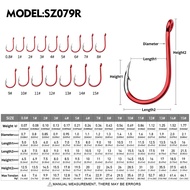 PROBEROS 10pcs kail pancing super tajam dan tahan korosi KUP019