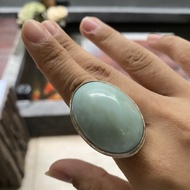 cincin batu aquamarine asli