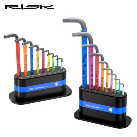 RISK color hex L-shaped wrench T25 wrench tool storage box, tool box compatible with wera 950/967 se