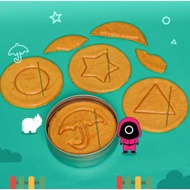 ️ 12.12 ️ ST R Dalgona Candy Squid Game Contents 4 pcs | Umbrella Star Circle Triangle Sugar Sugar Dalgona Gulali Jadul |Bestseller Old School Candy | Candy Sugar Sugar DALGONA VIRALL |Candy DRAKOR Love | Bestseller Sweet PERMEN