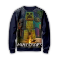 Minecraft Minicraft Game Kids Sweater v1 3D Printing Mobile Game for Children Ages 1-12 Years