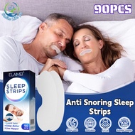 90PCS Anti Snoring Sleep Strips Disposable Mouth Strips Tape Improve Sleep Mouth Stickers