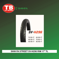 Shih Fa Street SV-H296 Rim 17" TL with FREE MAKOTO SEALANT and PITO [70/90-17 80/90-17 90/90-17]