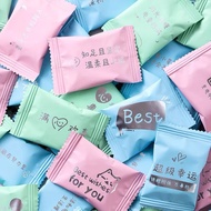 5x 励志小圆饼 Milk Biscuit Sea Salt Flavor Snack 5 Motivational Quote Packaging Student Reward & Opening 