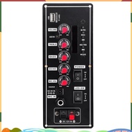 7.4V Amplifier Board Square Dance 2X10W Speaker Amplifier Support Bluetooth AUX U-Disk 5-8Inch Speak