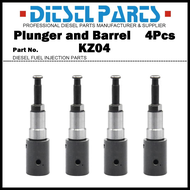 ลูกสูบ 4 ชิ้นและชุดบาร์เรล KZ04 140171-0420 สําหรับ Bobcat Kubota V2607