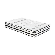 12-inch Full Mattress Highly Breathable Quilted Cover Hybrid Mattress, White, Plush Foam Mattress In