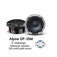 Alpine DP2-35M - 3" midrange/ midrange speaker