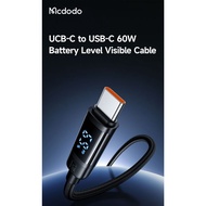 MCDODO CA-578 1.2 METER USB-C TO USB-C 60W FAST CHARGING DIGITAL CABLE TYPE C TO TYPE C FAST CABLE