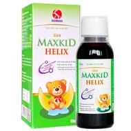 Maxkid Helix Syrup - Enhances resistance, helps reduce wind cough, dry cough, sore throat due to sor