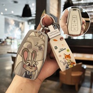 [Ready Stock]Proton X50/X70 Key Cover Tpu Material Cartoon Cute Car Key Sleeve Keychain