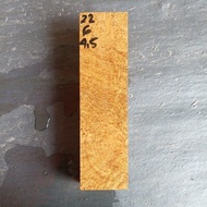 KAYU Burl Teak Wood Grade A Luxury Craft Material Size 20-22x6x4-4.5 Cm.DES22206