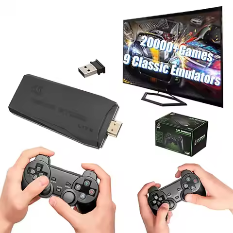 M8 Video Game Stick 4K HDMI Output Plug and Play Nostalgic Game Box Built-in 9 Classic Emulators 4K 