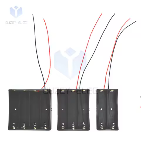 18650 Power Bank Cases 2/3/4 Slots 3.7V DIY Battery Storage Box Plastic Batteries Case with Connect 