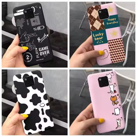 Case For Huawei Mate 20 Pro Shockproof Matte Soft Cover For Huawei Mate20 Mate20Pro Cartoon Liquid S