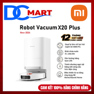 Robot Hút Bụi Lau Nhà Xiaomi Vacuum X20 Plus - Hàng Chính Hãng