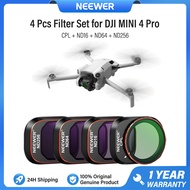 NEEWER HD Filter Set ชุดฟิลเตอร์สำหรับ DJI Mini 4 Pro CPL/ND/VND/UV/Black Diffusion ชุดฟิลเตอร์ชุดฟิ