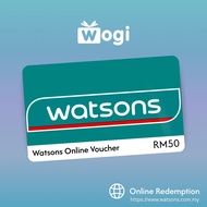 Watsons Online RM50 Voucher (Valid for 30 days)