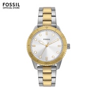 Fossil Women's Dayle Analog Watch ( BQ3888 ) - Quartz, Silver Case, Round Dial, 18 MM Multicolor Stainless Steel Band