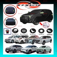 EASTAR 190T Black Zipper Design Jet Protection Car Cover Waterproof Sun-proof Selimut Kereta EQ1 9TC