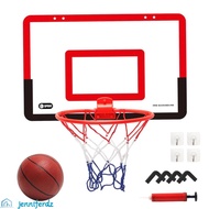 JENNIFERDZ Indoor Basketball Hoop Set, Game Backboard Mini Basketball Hoop for Kids, Portable Safety