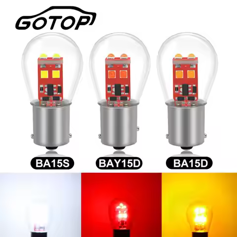 1pcs 1156 BA15S P21W Led Bulb 1157 BAY15D P21/5W Led 6SMD S35 Chips BA15D BAU15S PY21W 800LM Car Tur