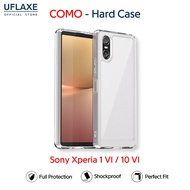 UFLAXE COMO - For Sony Xperia 1 VI / Xperia 10 VI Case - Clear Anti-yellowing Shockproof Hard Case, 