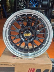 全新貨 15吋 復古款15x6.5 ET38 4X100 令黑色窩邊 合金輪圈 適合日本車安裝 一套價格$2800 支持本地消費連呔購買有優惠 歡迎查詢 相片地址電話