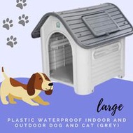 LKJ-2021 New Arrival Dog and Cat House Washable Plastic Waterproof Indoor and Outdoor (Large)