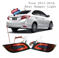 Toyota Vios 2013-2018 Gen 3 Clear LED Rear Bumper Light thailand made