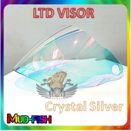 CRYSTAL SILVER REVO SIANG MALAM V SHAPED VISOR FOR HELMET INDEX SWAN X-DOT LTD SPORT | NIPPON | SUPE