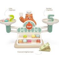 Balance Math Games for Kids - STEM toys for 3 year old girls Boys gifts Balance Counting Toys for Ed
