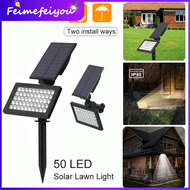 Solar Light Outdoor Garden Lights 50 LED Spotlights Lawn Lamp Balcony Light IP65 Waterproof Security